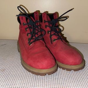 Red Timberland Boots